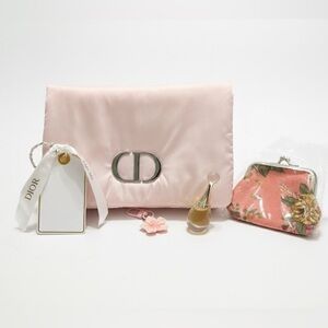 Dior Beauty Pink Bundle: Mini Perfume, Pouch & Extras